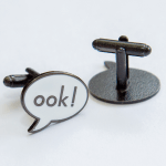 The Librarian Ook! Cufflink