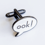 The Librarian Ook! Cufflink